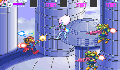 Jenny's hair is probably a fire hazard when she's using a jetpack, but I'm sure she'll be fine, she's a professional.