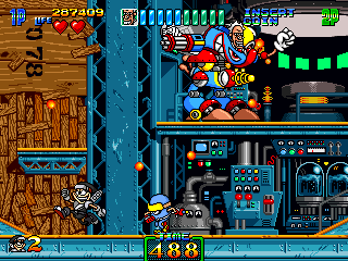 Oh crap, he's actually learned to fight back!