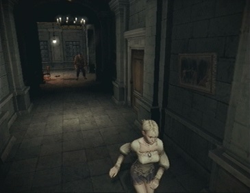 This comes from the very first encounter, and you start with enough of a headstart to get this terrifying screenshot, with Debilitas just lurched in the background, ready to give chase...