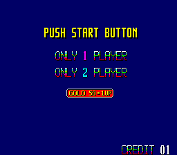 Note the two-player option. Why you'd play this with a friend is beyond me.