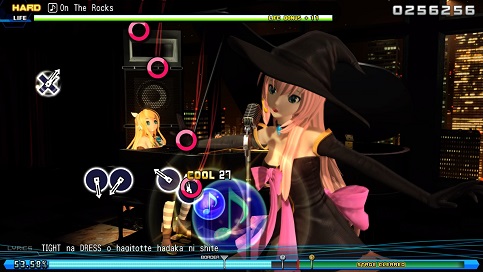 invoking the ALWAYS INCLUDE WITCH LUKA clause early this time. we also get to see future rin playing a piano in some kind of sleazy nightclub.