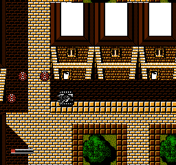 There's another land mine here that doesn't show up in this screenshot. They flash, y'see. It's in the gap between