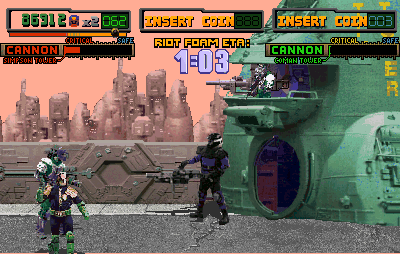 Best part: the beginning. Look at how Dredd walks off in an amazingly nonchalant manner. Totally bad-ass.