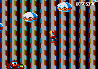 Pond should be happy he has that umbrella- it's a looooong waaaaaay doooooown!