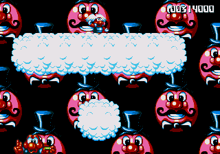 ... And he leaves the cloud as a fish WITH WINGS.