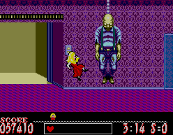 The grimmest, most Beast Busters-esque moment in the game? These hanging corpses. You have to blast them apart piece-by-piece as they spit COCKROACHES at you.