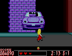 The car is now floating away, to Evil Car Heaven (no, really, that's what it does, it just floats away).