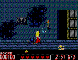 Quick, get to the door before the bats gang up on you! SPOILER: you won't make it.