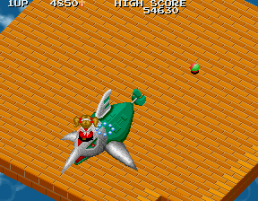 I'm glad it's here, though, because of the glorious, GLORIOUS joke I get to make next... Even if it requires a doctorate in Old School SHMUP games to understand.