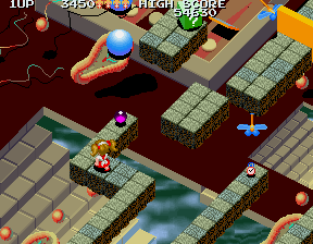 I've just realised that the five Orbs in this game are the same colour as the five types of Materia from Final Fantasy VII. Now we know where Square got the idea. Clearly.