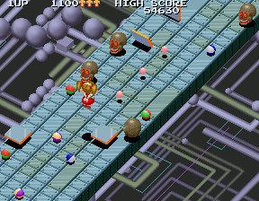 On the plus side, at least the Xevious mirrors are here on their own, and haven't brought any of their Xevious-esque friends with them.