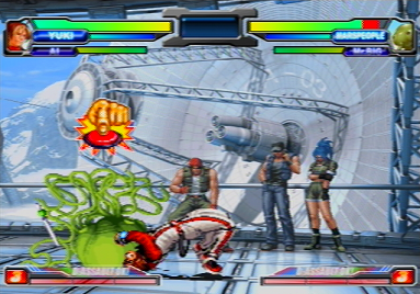 I nearly called this the most pointless screenshot I've ever taken, but then I realised- this is a picture of a dude SUPLEXING AN ALIEN while the Ikari Warriors watch in the background. This may be the greatest screenshot of all time. Bask in it. TREASURE IT. FOR THERE SHALL NEVER BE SUCH A BEAUTFIUL SCREENSHOT IN YOUR LIFETIME.