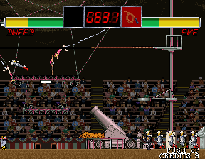 The Flying Man misses grabbing onto the acrobat by a precious few inches. We have yet to recover his body.