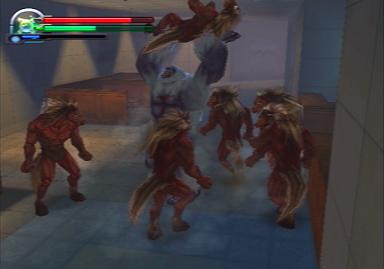 I like to think these are those horse guys from the original Altered Beast. It's the only thing that makes playing this game worth it.