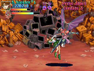 Oh, and she likes to drop-kick. A lot.