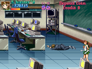 He's not up there, Jupiter.