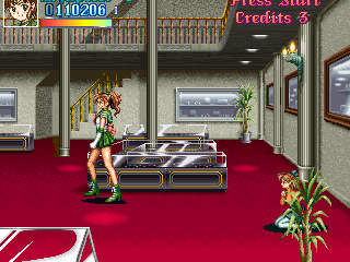 Yes, she actually does this, she just abandons the poor girl there to fend for herself!