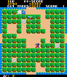 HACK HACK HACK CUT THE TREE DOWN QUICK QUICK QUICK