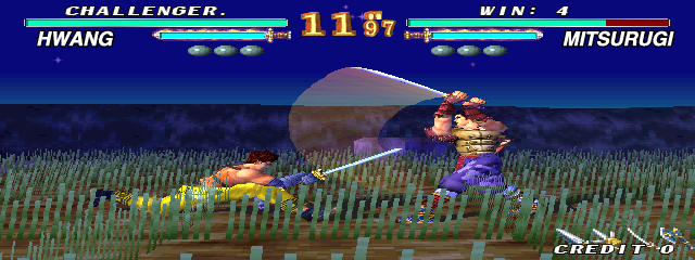 GAMING THINGS WE THINK ARE COOL!! - Non-numerical ways of denoting win streaks in fighting games. In this game, it shows the weapon of the character you defeated!