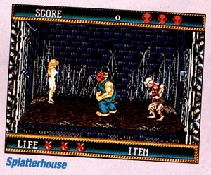 'Hey, Rick, it's your old pal, the Ghoul! Oh, you're wearing a red mask now. That's nice! The colour really suits you, and... Oh. You're just going to kill me again, aren't you :( You always were a dick, Rick!'