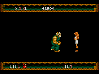 '.. Not a boss this time, then?'
'Nah. The special effects for that scene in the last game were expensive!'