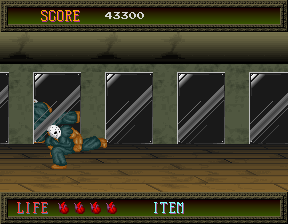 I like the attention to detail on this... Although it's only the duck kick they remember to do right, the punch still looks wrong in the mirror.