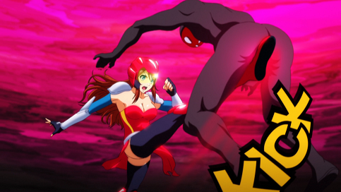 It was almost IMPOSSIBLE to pick just two frames from this show, but I feel 'a shot of Wonder Momo kicking someone directly in the crotch' is one that I was right to go with.