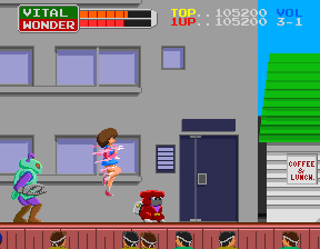 There's a few shots of Momo spinning for this one. I just think it's cute.