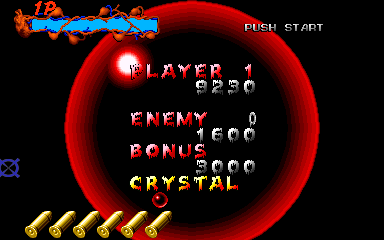No score bonus for the crystal itself, though.
